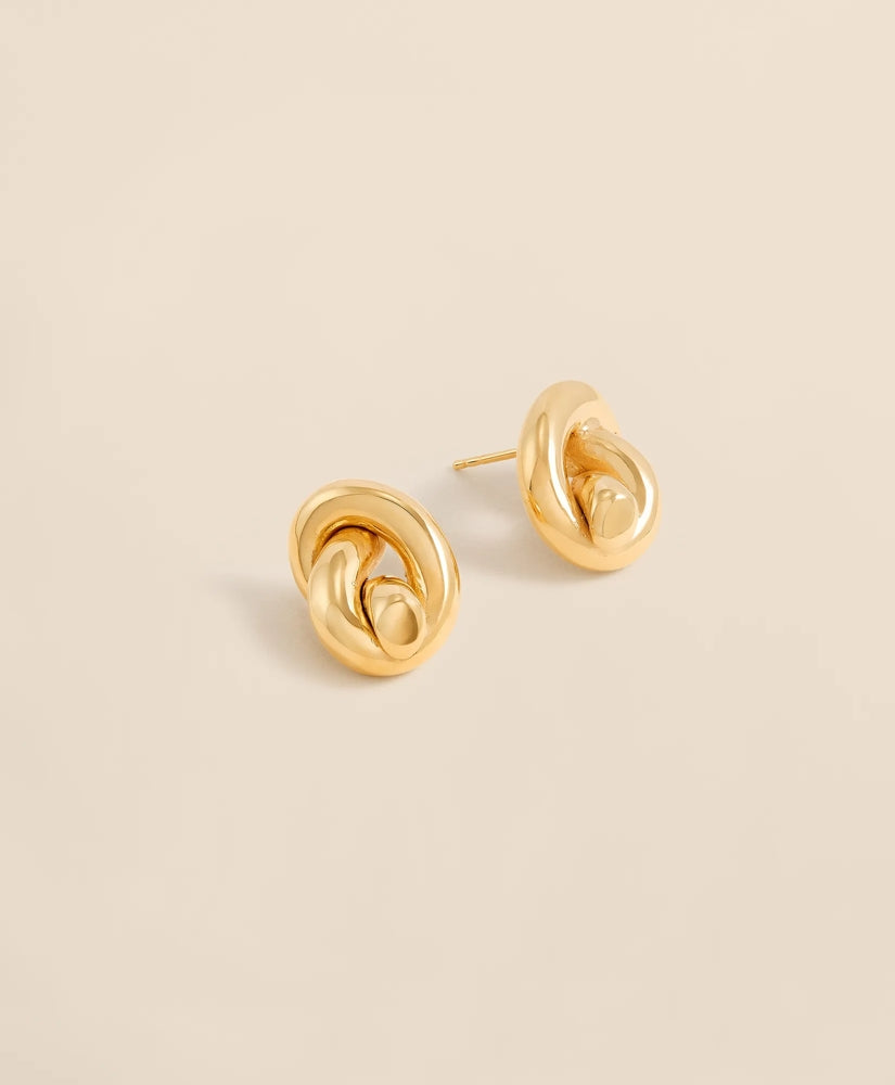 14k Gold Stud Earrings