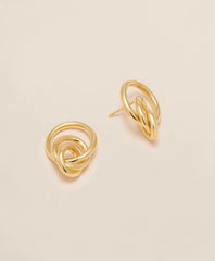14k Gold Triple Hoop Earrings