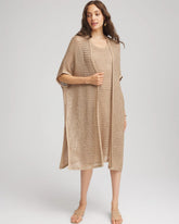 Chico's Clothing Crochet-Knit Sequins Ruana