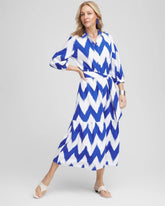 Chico's Clothing Chevron Striped Shirtdress