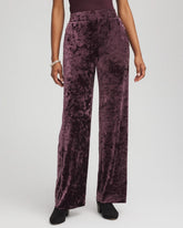Chico's Clothing Crushed Velvet Wide-Leg Pants