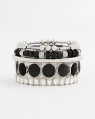 Chico's Jewelry Reversible Round Stretch Bracelet