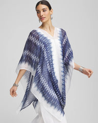 Chico's Accessories Long Embellished Linen Kaftan