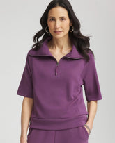 Chico's Collections Zenergy® Soft Half-Zip Top