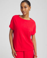 Chico's Collections Zenergy® French Terry Pocket Shirt