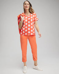 Chico's Collections Zenergy® Dots Drop Shoulder Tee