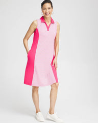 Chico's Collections Zenergy® UPF Knit Block Stripe Dress
