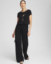 Chico's Collections Travelers™ Cap Sleeve Jumpsuit