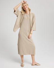 Chico's Collections Travelers™ Collection Metallic Knit Cardigan