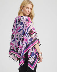 Chico's Collections Travelers™ Paisley Chiffon Layered Top