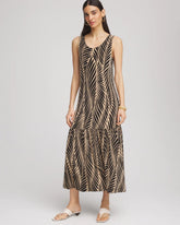 Chico's Collections Travelers™ Palm-Frond-Motif Dress