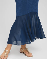 Chico's Collections Travelers™ Petite Chiffon Hem Dress