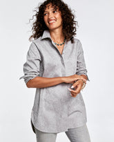 Chico's Collections No Iron™ Lace Jacquard Stretch Tunic