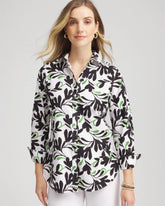 Chico's Collections No Iron™ Abstract Floral Shirt