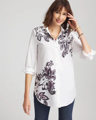 Chico's Collections No Iron™ Floral Stretch Tunic