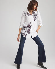 Chico's Collections No Iron™ Floral Stretch Tunic