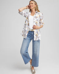 Chico's Collections No Iron™ Long-Sleeved Floral Shirt