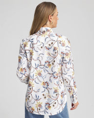 Chico's Collections No Iron™ Long-Sleeved Floral Shirt