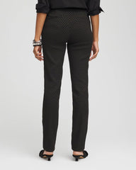 Chico's Collections Brigitte™ Slim Full-Length Jacquard Pants