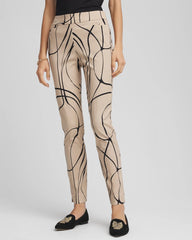 Chico's Collections Brigitte™ Golden Leaf Slim Ankle Pants