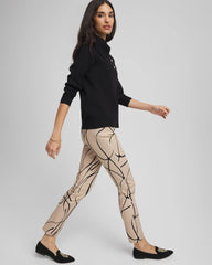 Chico's Collections Brigitte™ Golden Leaf Slim Ankle Pants