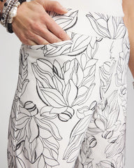 Chico's Collections Brigitte™ Floral Embroidered Wide-Leg Cropped Pants