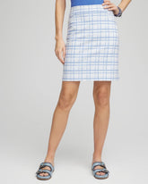Chico's Collections Brigitte™ Plaid Slub Skort