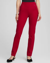 Chico's Collections Juliet Slim Trim Detail Ankle Pants