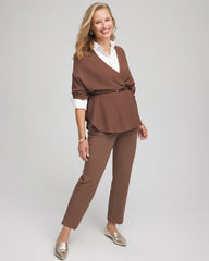 Chico's Collections Lightweight Juliet Straight Ankle Pants
