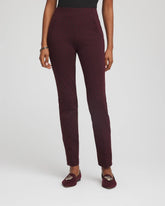 Chico's Collections Circle Jacquard Juliet Slim Ankle Pants
