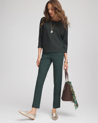 Chico's Collections Lightweight Juliet Straight Ankle Pants
