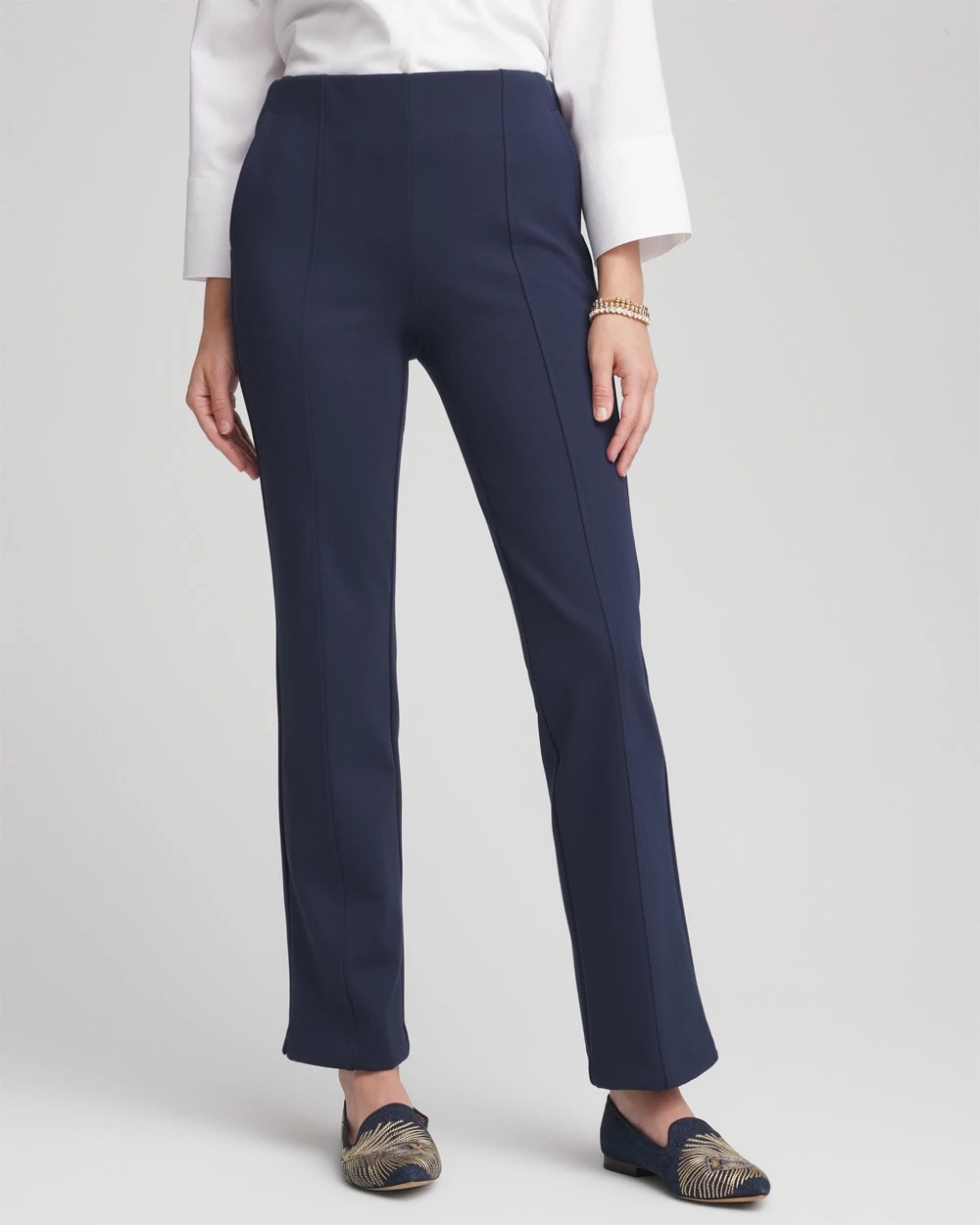 Chico's Collections Juliet Straight Ankle Pants