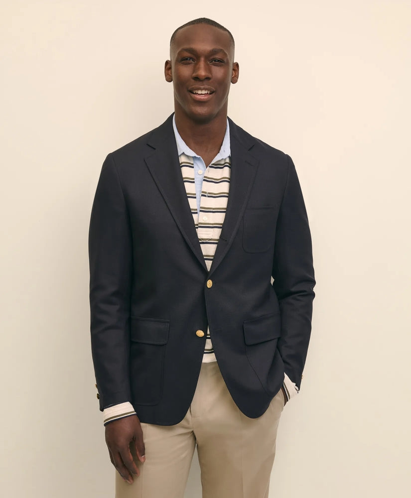 No. 1 Sack Blazer in Dobby Wool