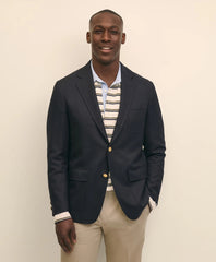 No. 1 Sack Blazer in Dobby Wool