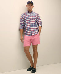 7" Linen Cotton Shorts