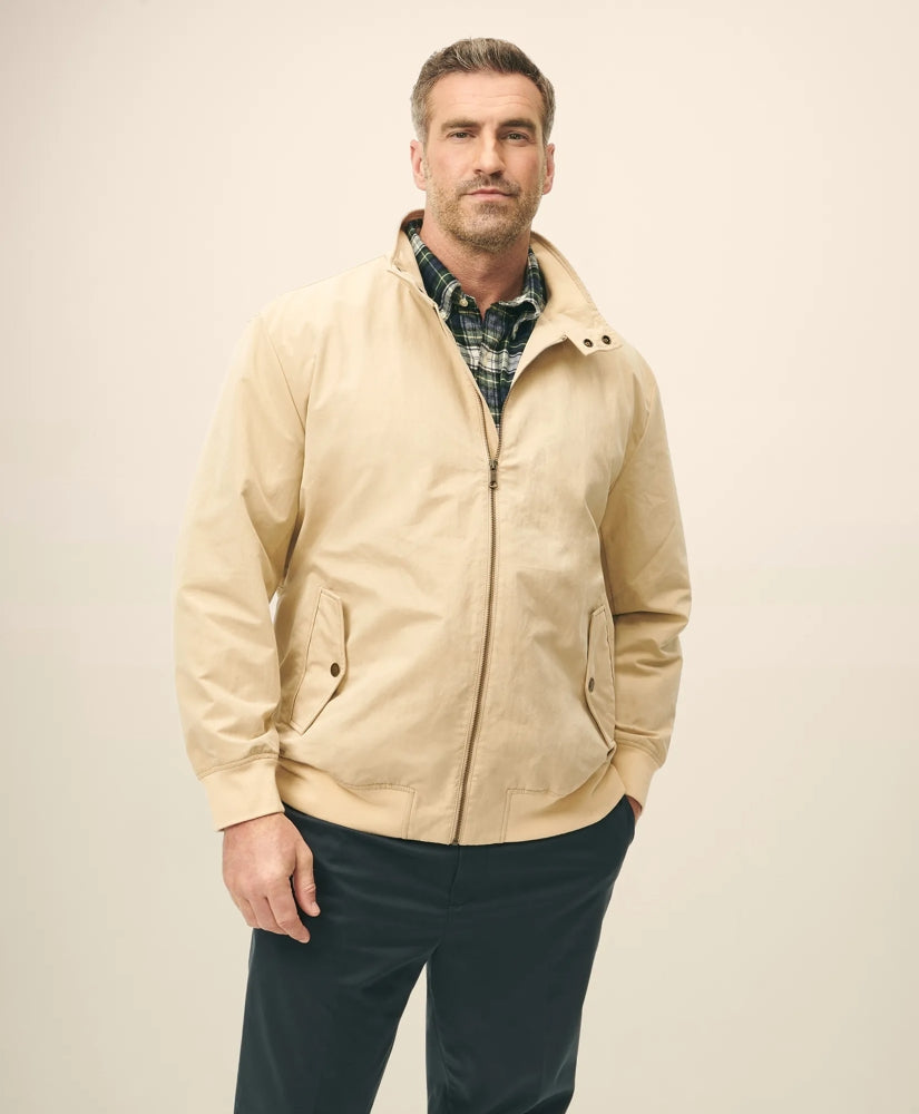 Big & Tall Bomber Jacket in Cotton Blend