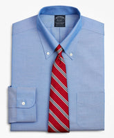 Big & Tall Stretch Dress Shirt, Non-Iron Pinpoint Button-Down Collar
