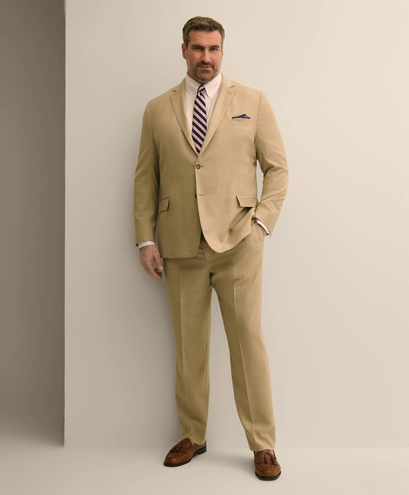 Big & Tall Stretch Wool Suit Pants