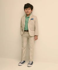 Boys Junior Stretch Cotton Suit Pants