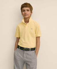 Boys Short-Sleeve Pique Polo