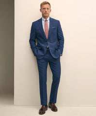 Brooks Brothers Explorer Collection Classic Fit Wool Check Suit Pants