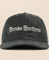 Brooks Brothers x Brain Dead Cotton, Corduroy & Leather Emblem Baseball Hat