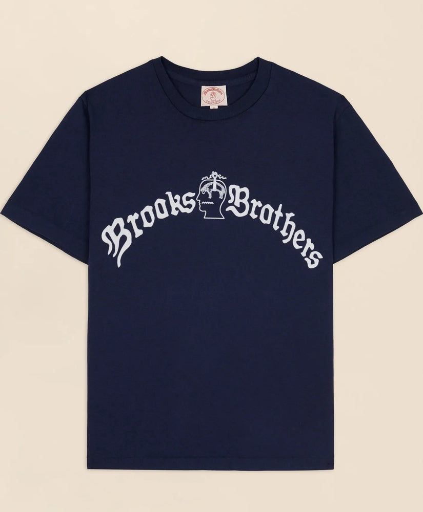 Brooks Brothers x Brain Dead Cotton Vintage-Inspired Emblem T-Shirt
