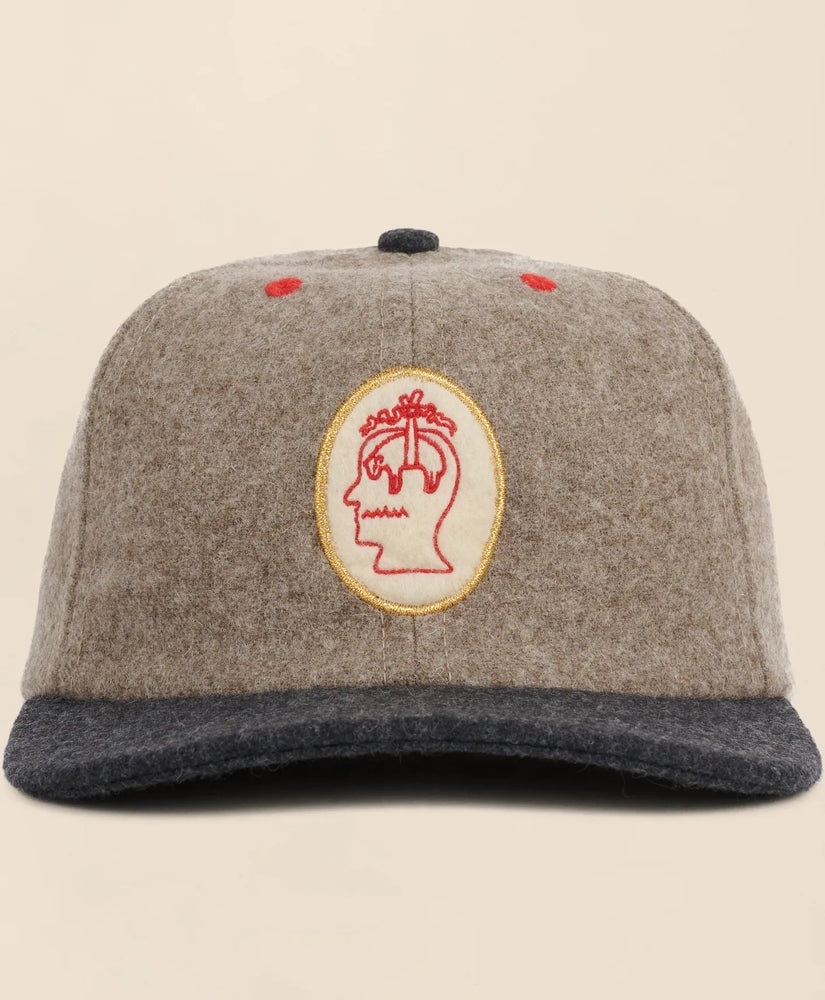 Brooks Brothers x Brain Dead Wool Blend Emblem Baseball Hat