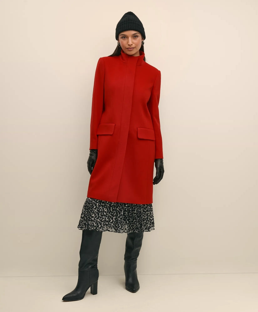 Brushed Wool Coat