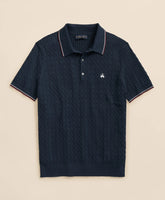 Cable Knit Archive Tennis Polo in Supima