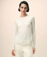 Cashmere Cable Crewneck Sweater
