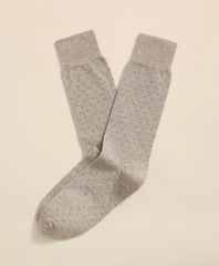 Cotton-Blend Mini-Dot Socks