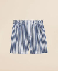 Cotton Broadcloth Butcher-Stripe Boxers