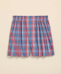 Cotton Broadcloth Check Boxers